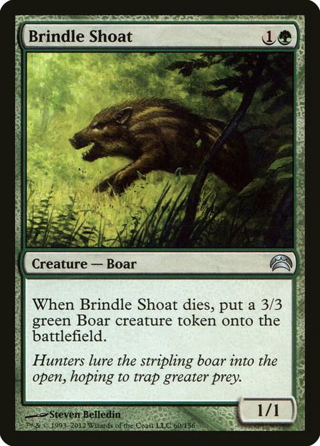Brindle Shoat - Planechase 2012 Magic: The Gathering trading card
