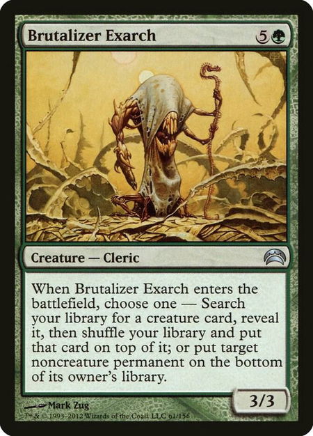 Brutalizer Exarch - Planechase 2012 Magic: The Gathering trading card