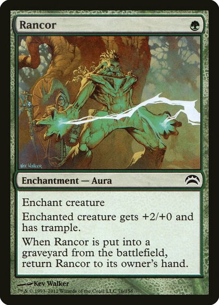 Rancor - Planechase 2012 Magic: The Gathering trading card