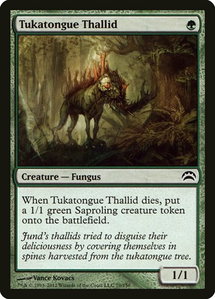 Tukatongue Thallid - Planechase 2012 (PC2) #79 - Common Magic: The Gathering Trading Card