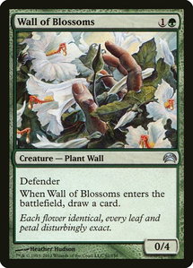 Wall of Blossoms - Planechase 2012 (PC2) #81 - Uncommon Magic: The Gathering Trading Card