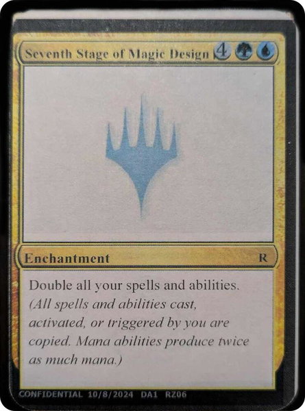 Seventh Stage of Magic Design - Un-Known Event Playtest Cards Magic: The Gathering trading card