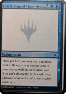 Fourth Stage of Magic Design - Un-Known Event Playtest Cards #null - Promo Magic: The Gathering Trading Card