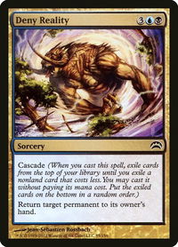 Deny Reality - Planechase 2012 (PC2) #85 - Common Magic: The Gathering Trading Card