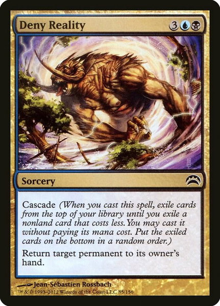 Deny Reality trading card from Planechase 2012 Deny Reality - Planechase 2012 Magic: The Gathering trading card
