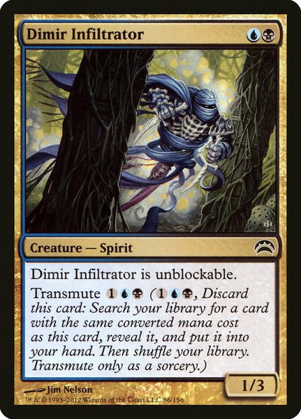Dimir Infiltrator - Planechase 2012 Magic: The Gathering trading card