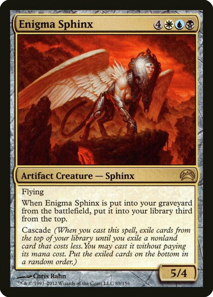 Enigma Sphinx - Planechase 2012 Magic: The Gathering trading card