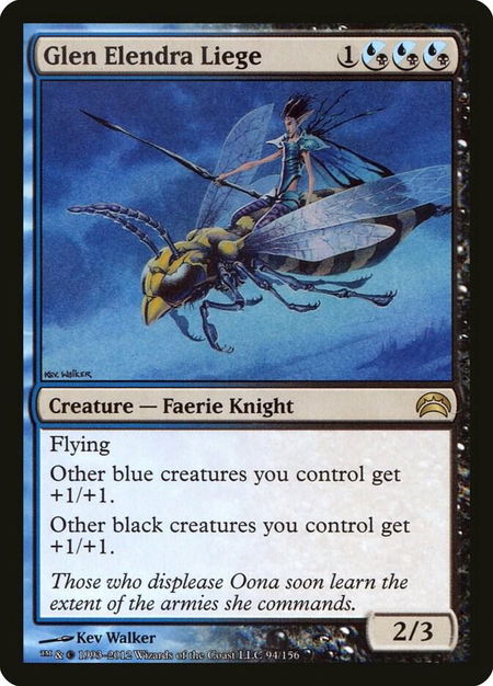 Glen Elendra Liege - Planechase 2012 Magic: The Gathering trading card