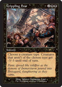Crippling Fear (Retro Frame) - WPN & Gateway Promos (WPN) #1 - Rare Magic: The Gathering Trading Card