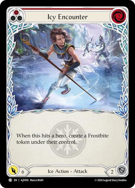 Icy Encounter (Red) - Armory Deck: Jarl Vetreidi Flesh and Blood trading card