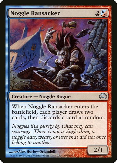 Noggle Ransacker - Planechase 2012 Magic: The Gathering trading card