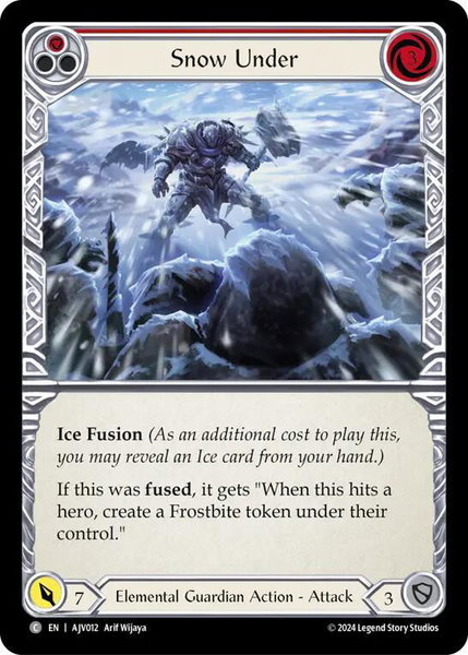 Snow Under (Red) - Armory Deck: Jarl Vetreidi Flesh and Blood trading card