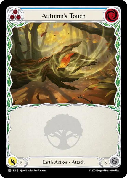 Autumn's Touch (Blue) - Armory Deck: Jarl Vetreidi Flesh and Blood trading card