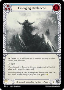 Emerging Avalanche (Blue) - Armory Deck: Jarl Vetreidi  #AJV019 - Common Flesh and Blood Trading Card