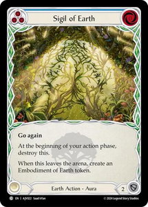 Sigil of Earth - Armory Deck: Jarl Vetreidi  #AJV022 - Common Flesh and Blood Trading Card