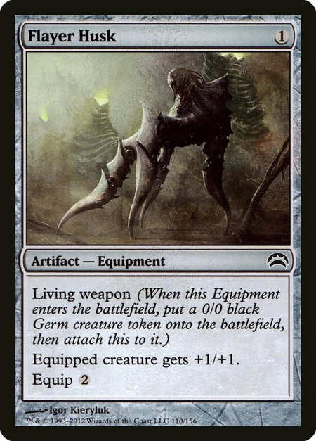 Flayer Husk trading card from Planechase 2012 Flayer Husk - Planechase 2012 Magic: The Gathering trading card