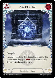 Amulet of Ice - Armory Deck: Jarl Vetreidi  #AJV026 - Common Flesh and Blood Trading Card