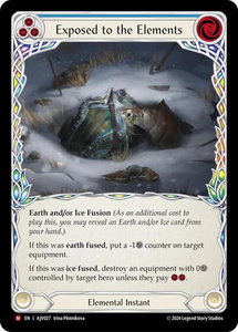 Exposed to the Elements - Armory Deck: Jarl Vetreidi  #AJV027 - Majestic Flesh and Blood Trading Card