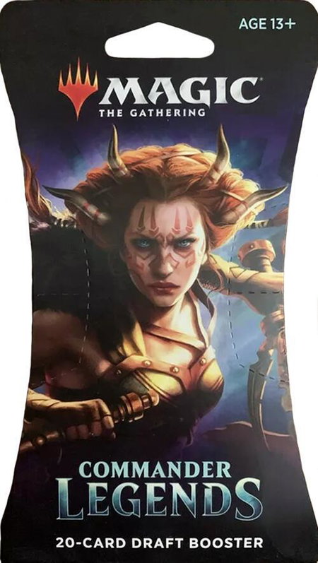Commander Legends - Sleeved Draft Booster Pack trading card from Commander Legends Commander Legends - Sleeved Draft Booster Pack - Commander Legends Magic: The Gathering trading card