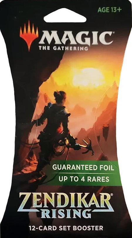 Zendikar Rising - Sleeved Set Booster Pack - Zendikar Rising Magic: The Gathering trading card