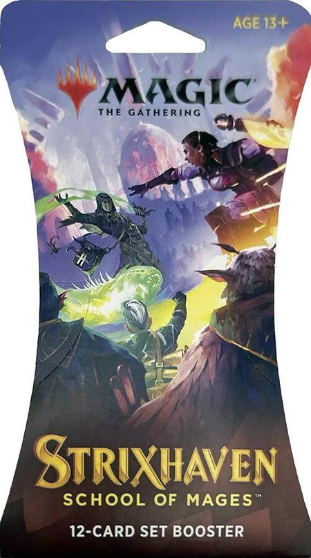 Strixhaven: School of Mages - Sleeved Set Booster Pack - Strixhaven: School of Mages Magic: The Gathering trading card