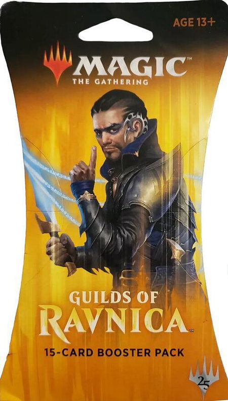 Guilds of Ravnica - Sleeved Booster Pack trading card from Guilds of Ravnica Guilds of Ravnica - Sleeved Booster Pack - Guilds of Ravnica Magic: The Gathering trading card