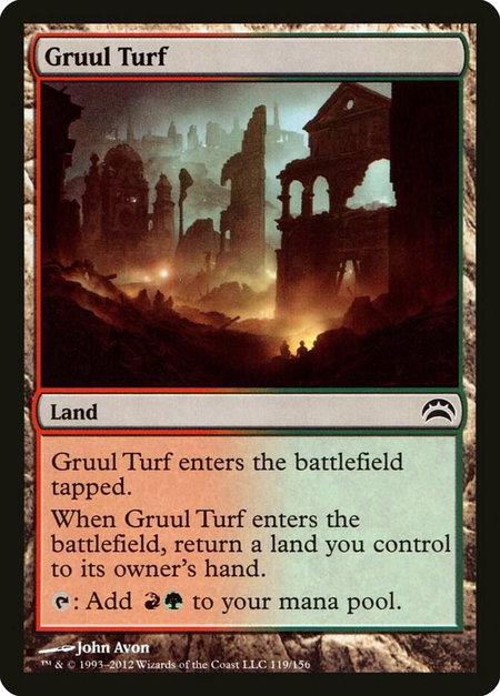 Gruul Turf - Planechase 2012 Magic: The Gathering trading card