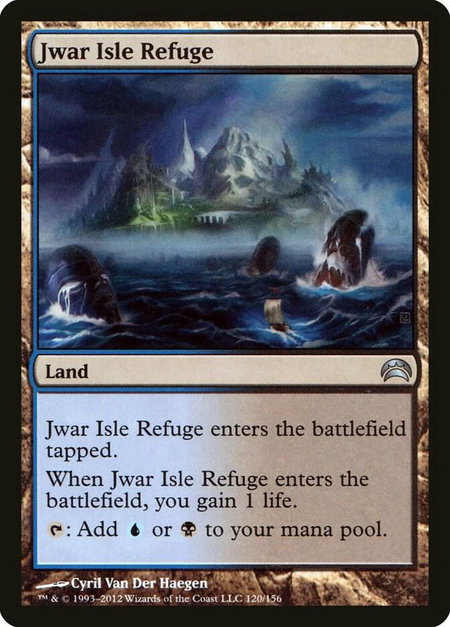 Jwar Isle Refuge trading card from Planechase 2012 Jwar Isle Refuge - Planechase 2012 Magic: The Gathering trading card