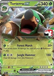 Torterra ex - 012/162 - Prize Pack Series Cards #012/162 - Double Rare Pokémon Trading Card