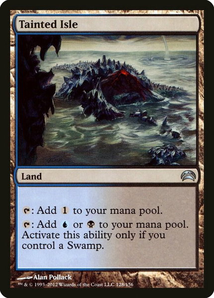 Tainted Isle - Planechase 2012 Magic: The Gathering trading card