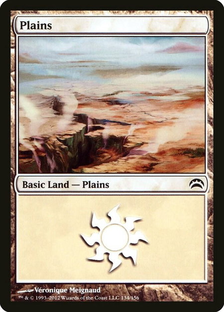 Plains (134) trading card from Planechase 2012 Plains (134) - Planechase 2012 Magic: The Gathering trading card