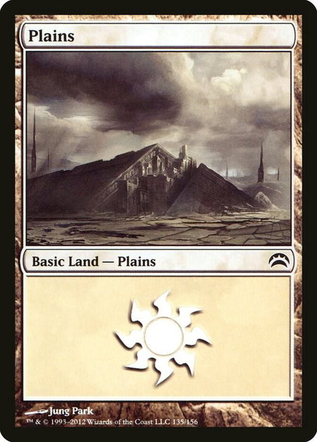 Plains (135) trading card from Planechase 2012 Plains (135) - Planechase 2012 Magic: The Gathering trading card