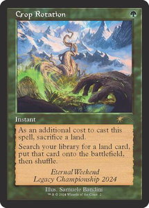 Crop Rotation (Retro Frame) (Eternal Weekend 2024 Promo) - Unique and Miscellaneous Promos (UMP) #2 - Promo Magic: The Gathering Trading Card