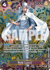 Rob Lucci (SP) - Emperors in the New World (OP09) #OP05-093 - Super Rare One Piece Trading Card
