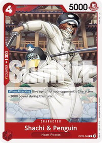 Shachi & Penguin - Emperors in the New World (OP09) #OP09-003 - Common One Piece Trading Card