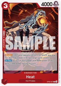 Heat - Emperors in the New World (OP09) #OP09-007 - Common One Piece Trading Card