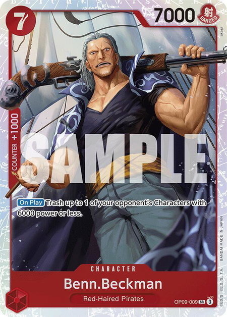 Benn.Beckman - Emperors in the New World One Piece trading card