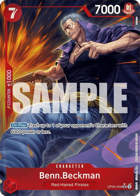 Benn.Beckman (Parallel) - Emperors in the New World One Piece trading card