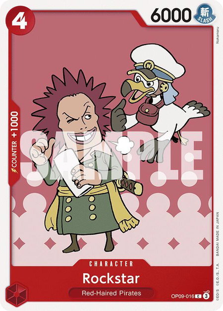Rockstar - Emperors in the New World One Piece trading card