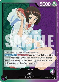 Lim (022) - Emperors in the New World (OP09) #OP09-022 - Leader One Piece Trading Card