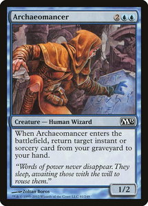 Archaeomancer - Magic 2013 (M13) (M13) #41 - Common Magic: The Gathering Trading Card