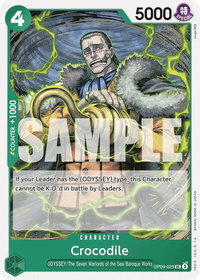 Crocodile (025) - Emperors in the New World (OP09) #OP09-025 - Uncommon One Piece Trading Card