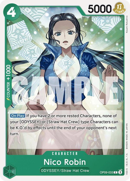Nico Robin (033) - Emperors in the New World One Piece trading card