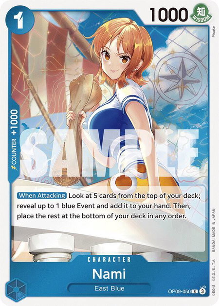 Nami (050) - Emperors in the New World One Piece trading card