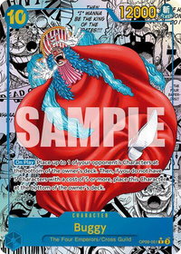 Buggy (051) (Manga) - Emperors in the New World (OP09) #OP09-051 - Rare One Piece Trading Card