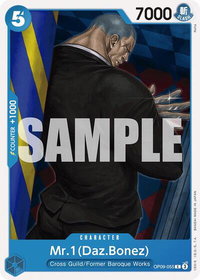 Mr.1(Daz.Bonez) - Emperors in the New World (OP09) #OP09-055 - Common One Piece Trading Card