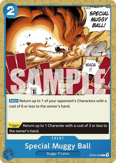 Special Muggy Ball - Emperors in the New World One Piece trading card
