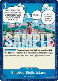 Emptee Bluffs Island - Emperors in the New World (OP09) #OP09-060 - Common One Piece Trading Card