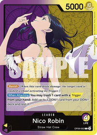 Nico Robin (062) - Emperors in the New World (OP09) #OP09-062 - Leader One Piece Trading Card