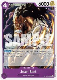 Jean Bart - Emperors in the New World (OP09) #OP09-066 - Uncommon One Piece Trading Card